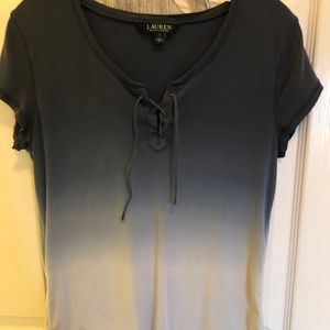 Ralph Lauren lace up shirt